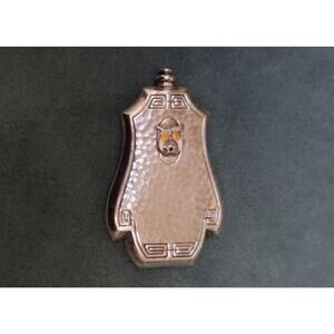 Art Deco Hammered Shriners Perfume Bottle